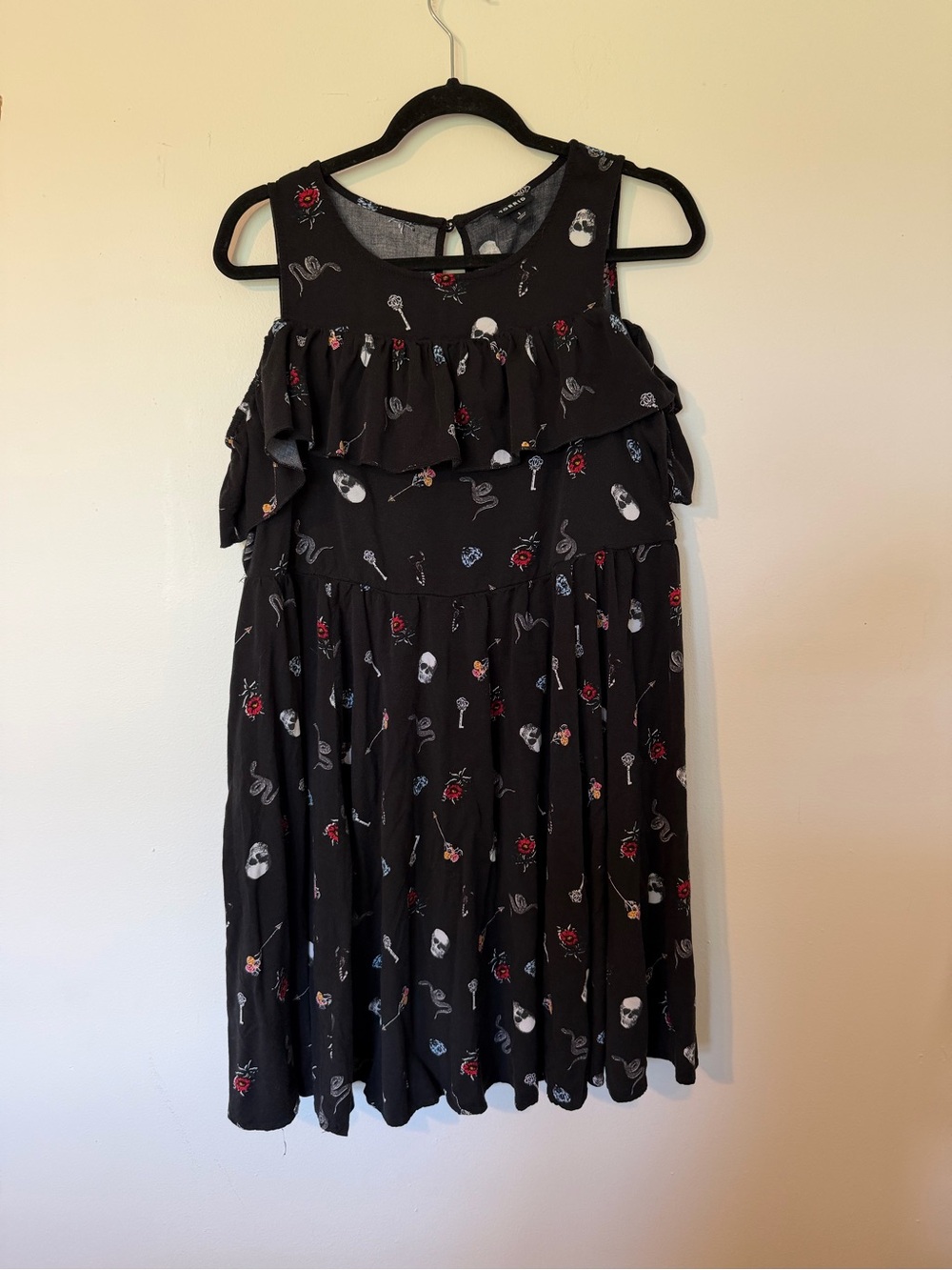 Torrid Black Novelty Dress